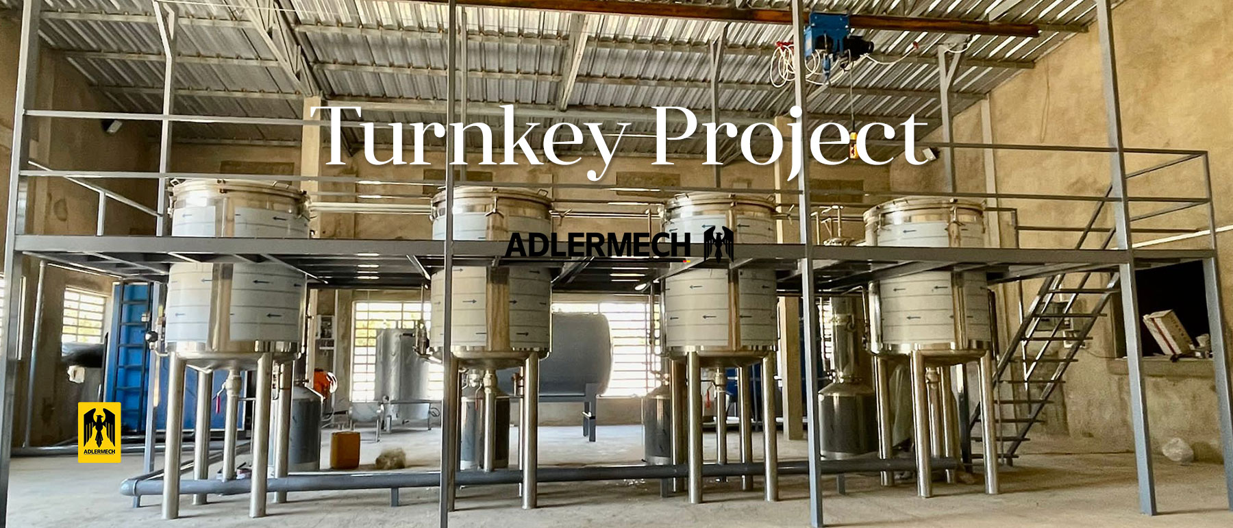 Turnkey Steam Distillation Essential Oil Production Plant Delivery - Burkina Faso